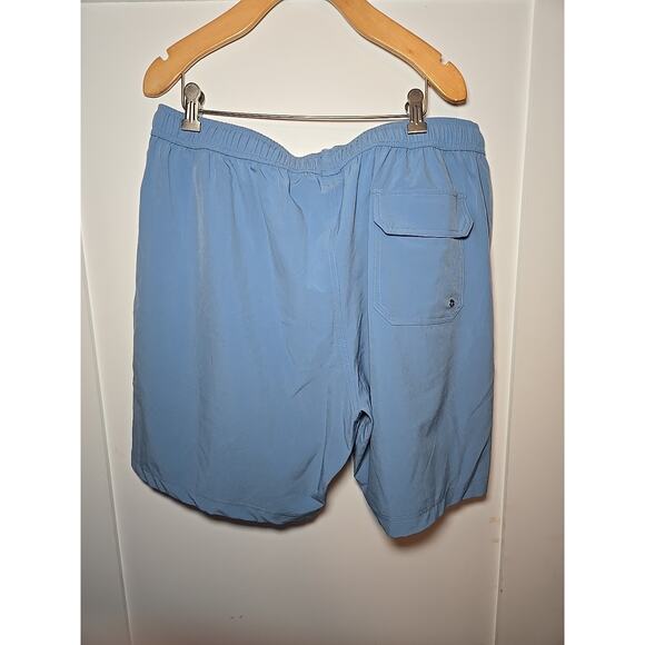 Bamboo Ave Shorts Mens Blue Boundless Lined Performance Gym Training Run XXL - Picture 4 of 6